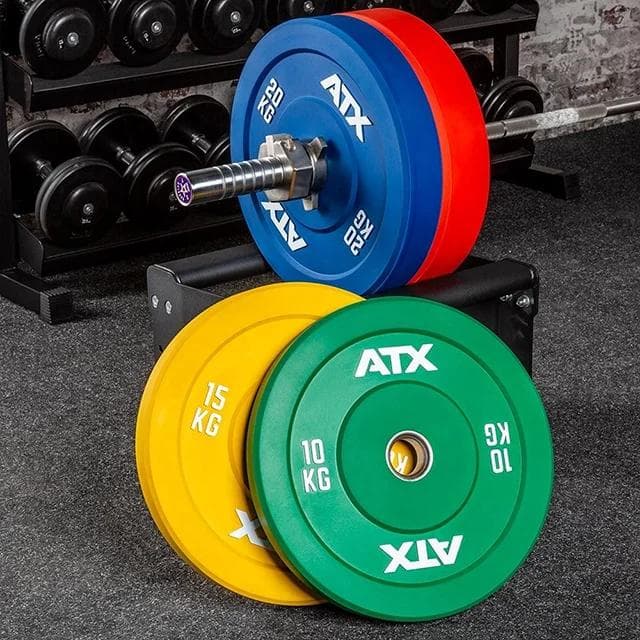 Color Full Rubber Bumper Plates - weight plates