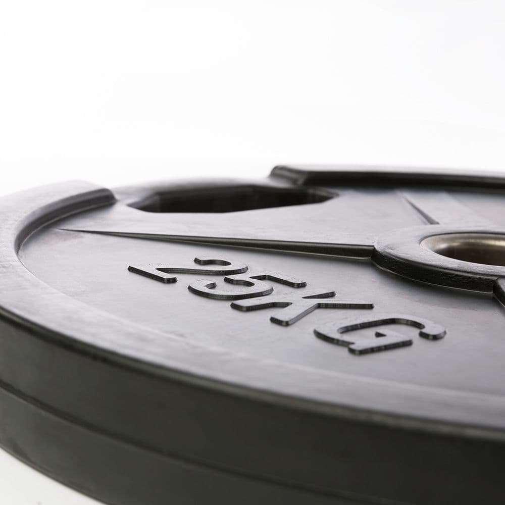 Weight plates with rubber grippers - 50 mm - 0.5 to 40 kg