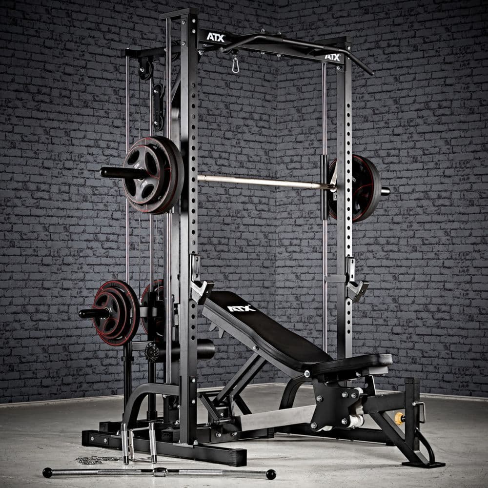 ATX Multipress with lat pulldown machine
