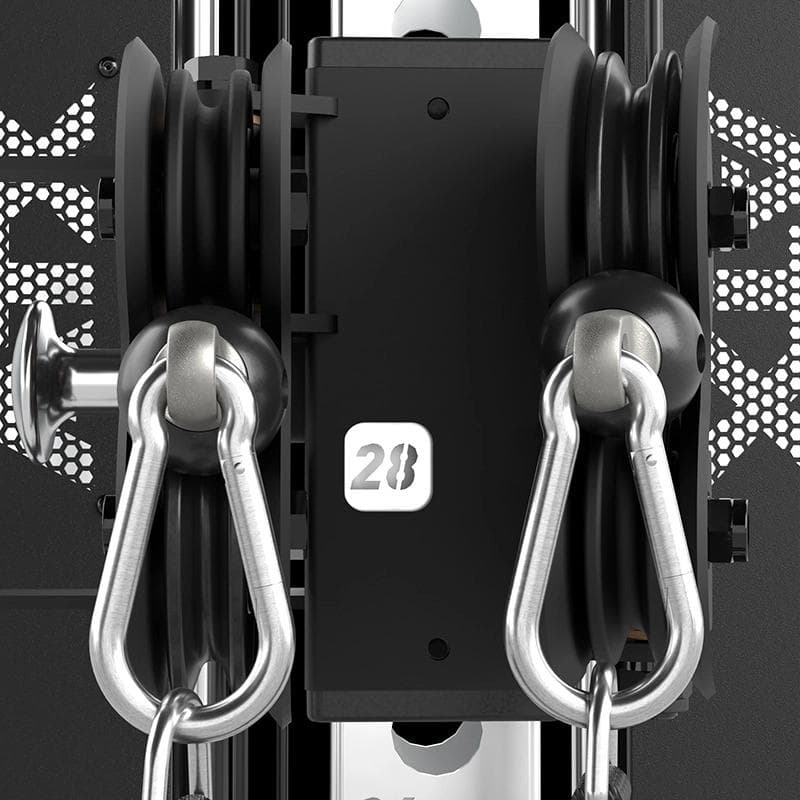 Double-sided pulleys