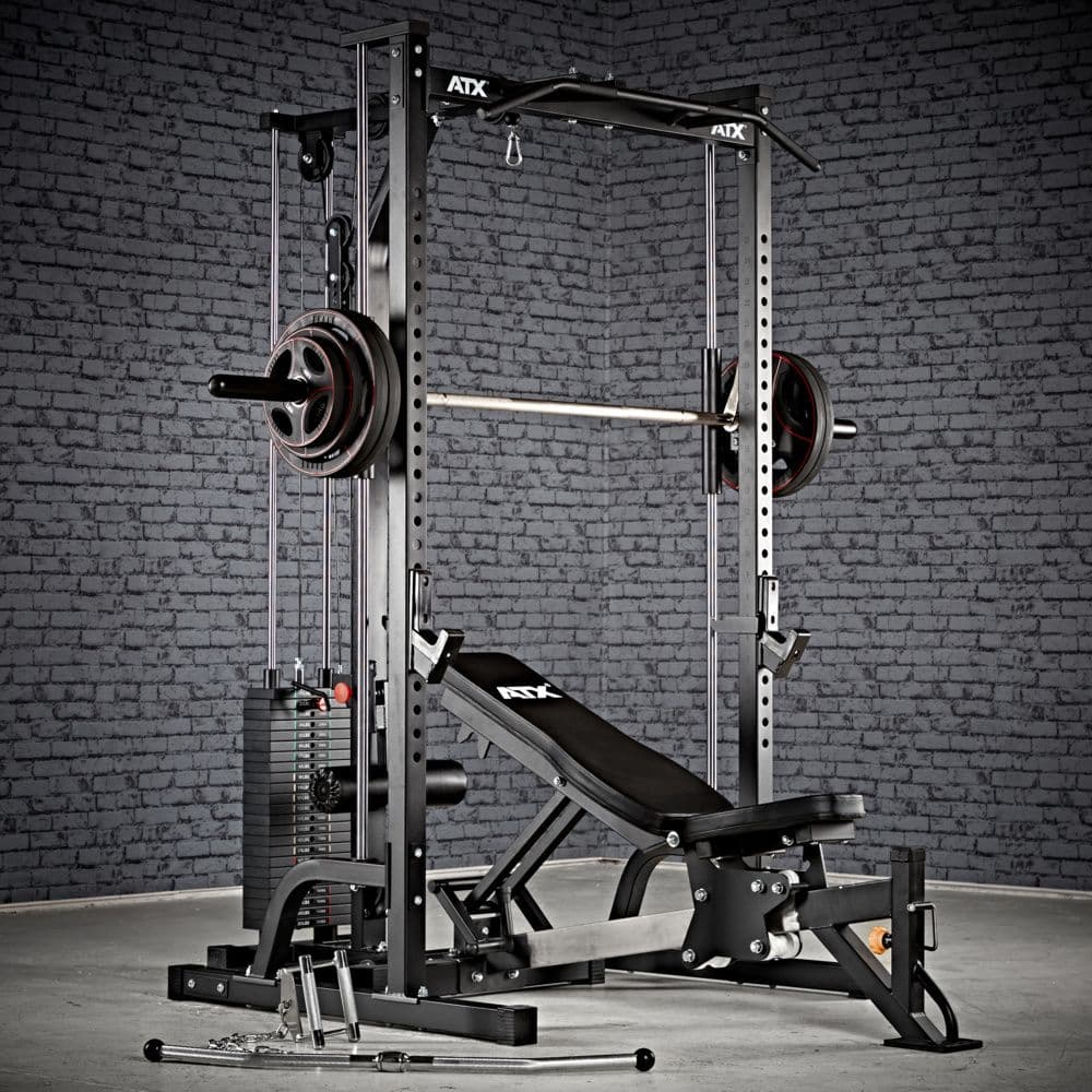 ATX Multipress with lat pulldown machine