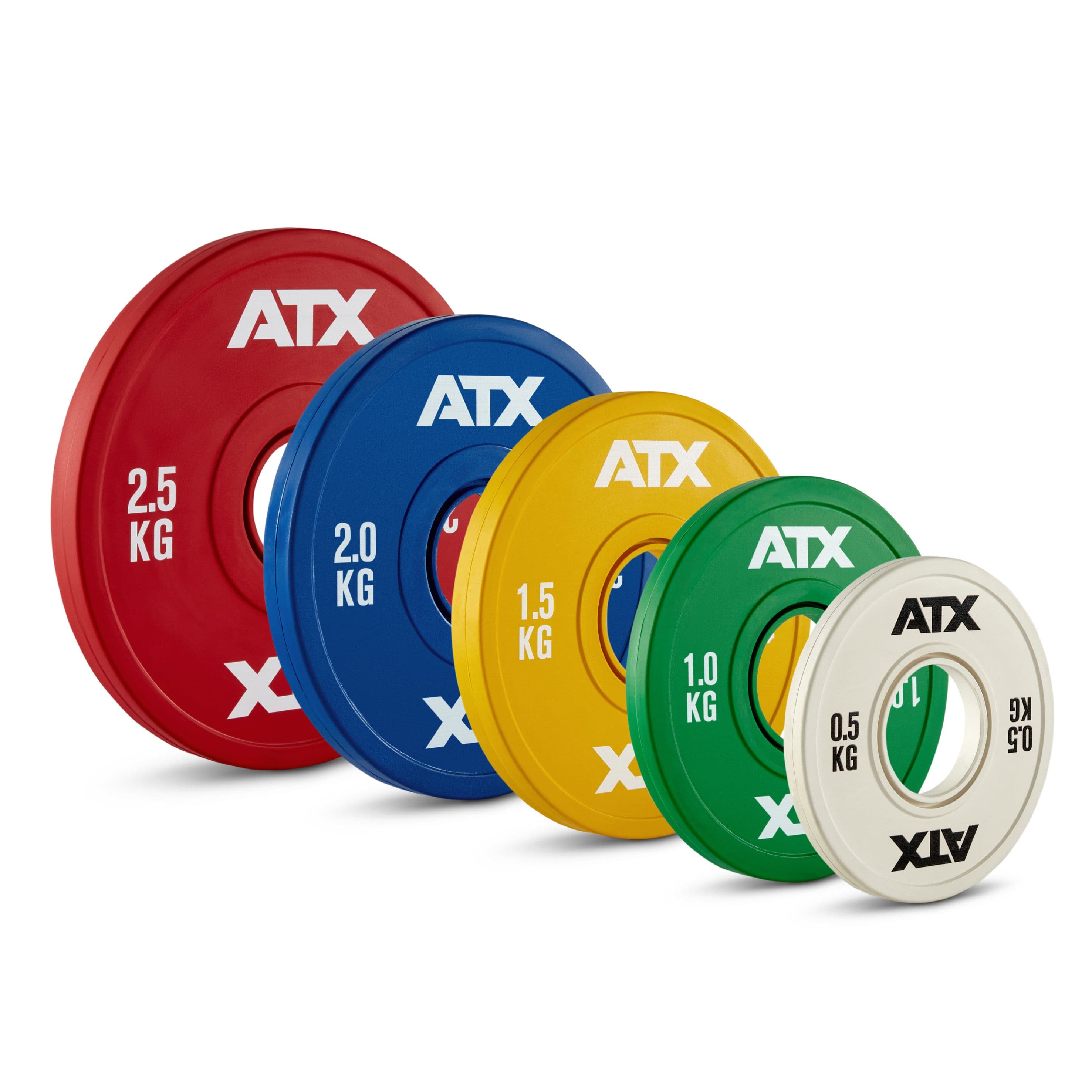 Fractional Rubber Plates Set 15 kg