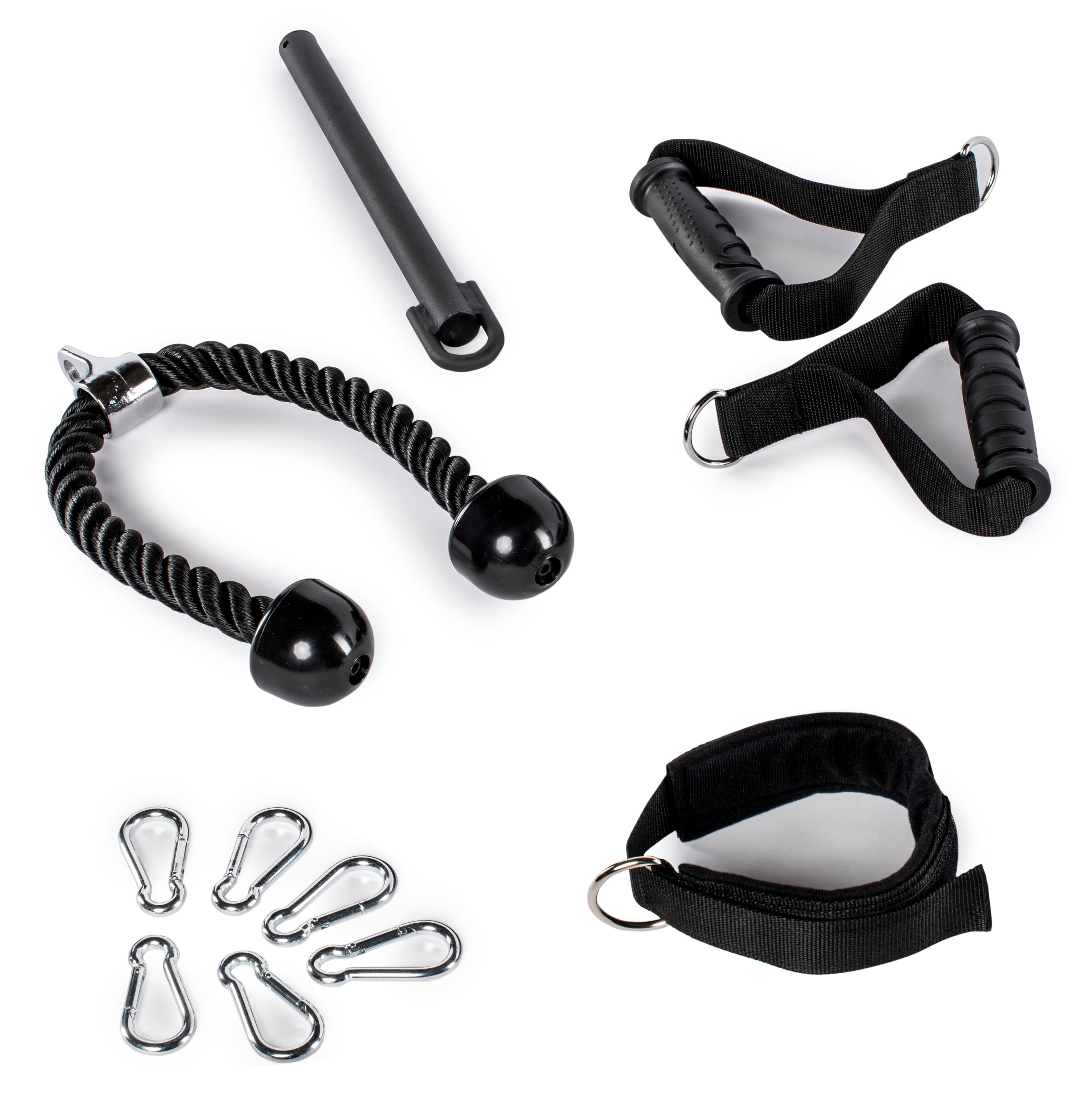 ATX Duo wall-mounted pulley station with 2 x 60 kg weight plates